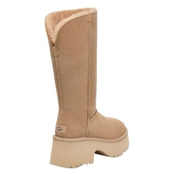 UGG Classic New Heights Cuffable Boot Genuine Shearling Platform Womens Size 9 E - Picture 3 of 14
